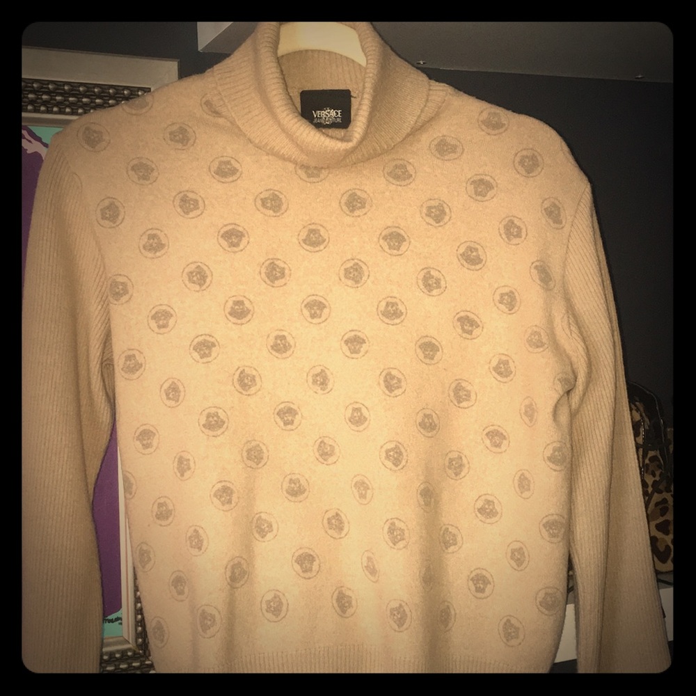 AUTHENTIC VERSACE Jeans Couture Wool Sweater